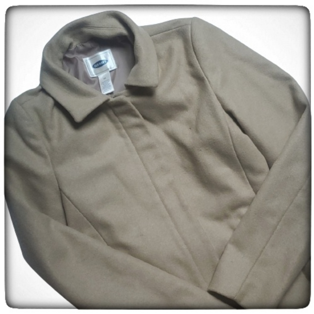 Old Navy Dressy Long Wool Jacket-XS